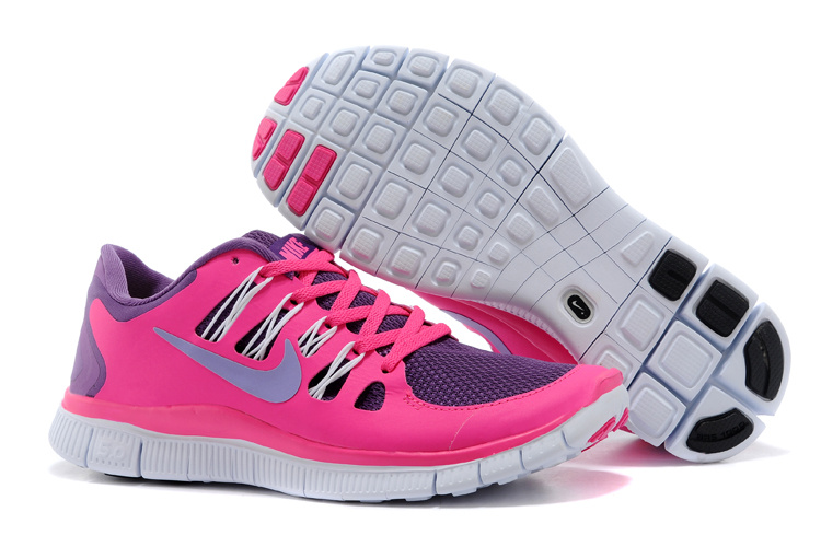 Nouvelle Nike Free 5.0 Femmes Plus Rose Pourpre